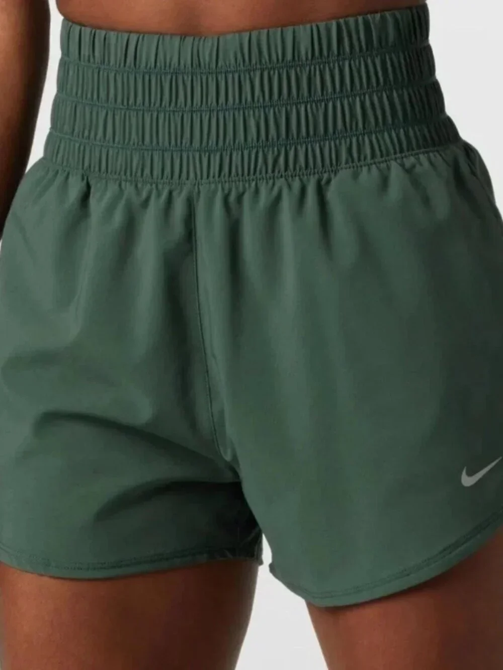 Nike Chill Tee jersey cropped t-shirt and Nike One Dri-FIT ultra high-rise short